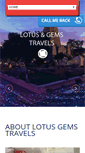 Mobile Screenshot of lotusgemstravels.com